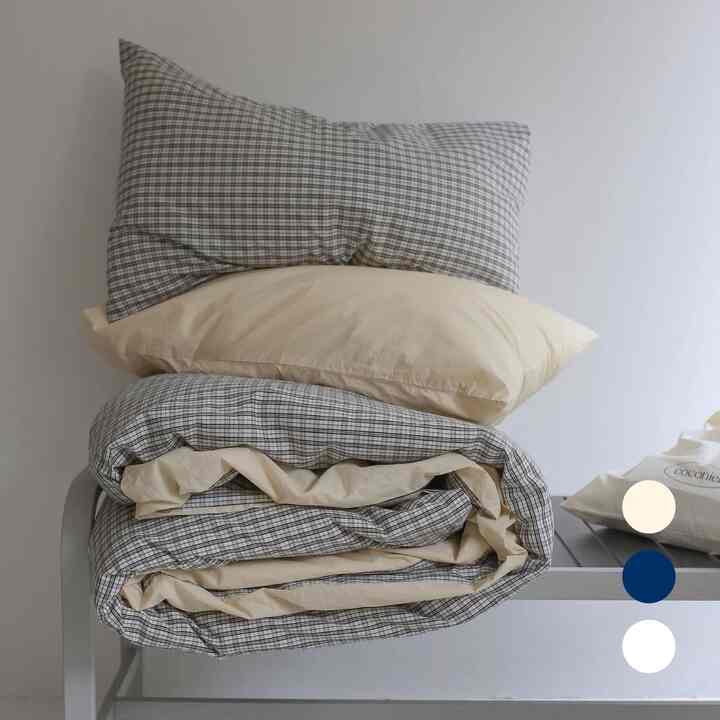 Binch チェック 布団カバー［3色・3サイズ］