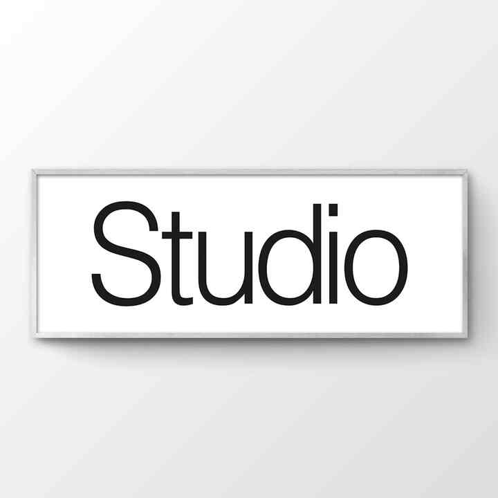 ポスター フレーム付き Studio［12色・2サイズ］