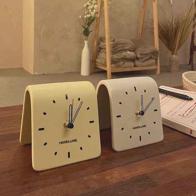 LUXE セラミック 卓上時計［5色］