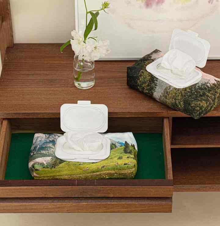 フォト ファブリック ウェットティッシュケース［12色］