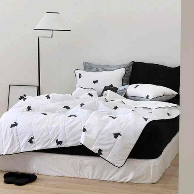 Summer Bunny シアサッカー 冷感 肌掛け布団セット［3色・2サイズ］