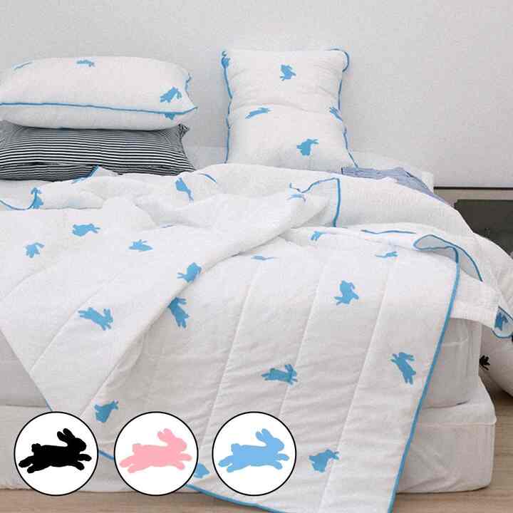 Summer Bunny シアサッカー 冷感 肌掛け布団［3色・2サイズ］