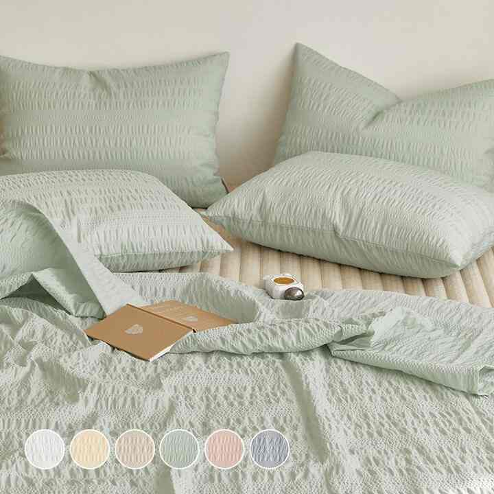 Mary Jane シアサッカー 冷感 夏布団［6色・2サイズ］