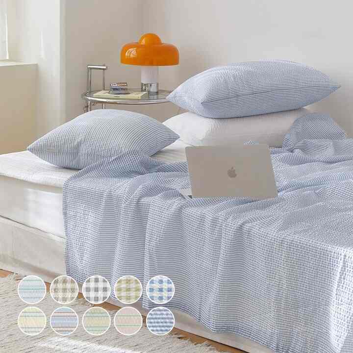 Dear summer シアサッカー 冷感 夏布団［10色・3サイズ］