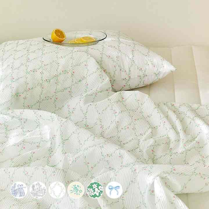 SUMMER ROMANCE シアサッカー 冷感 夏布団［6色・2サイズ］