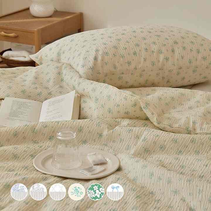 SUMMER ROMANCE 夏用 冷感 カバーのいらない布団［6色・2サイズ］