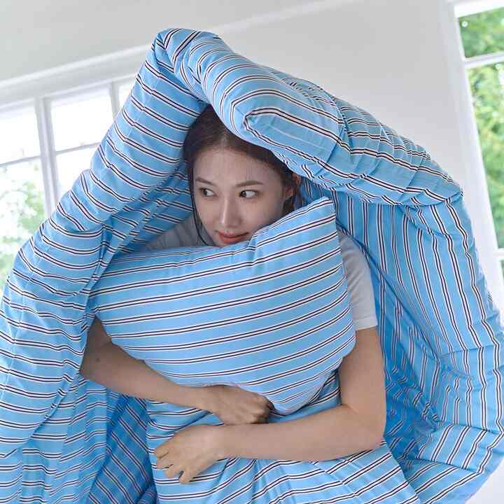 Stripe in the House カバーのいらない布団［7色・2サイズ］