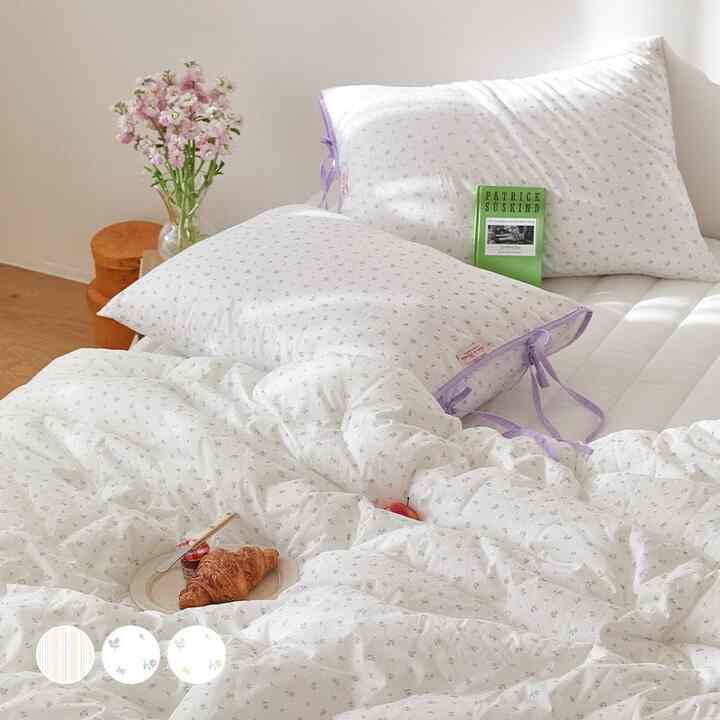 Very Kind リボン カバーのいらない布団［3色・2サイズ］