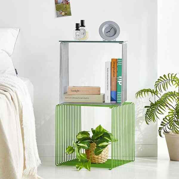 ワイヤー サイドテーブル［2色］