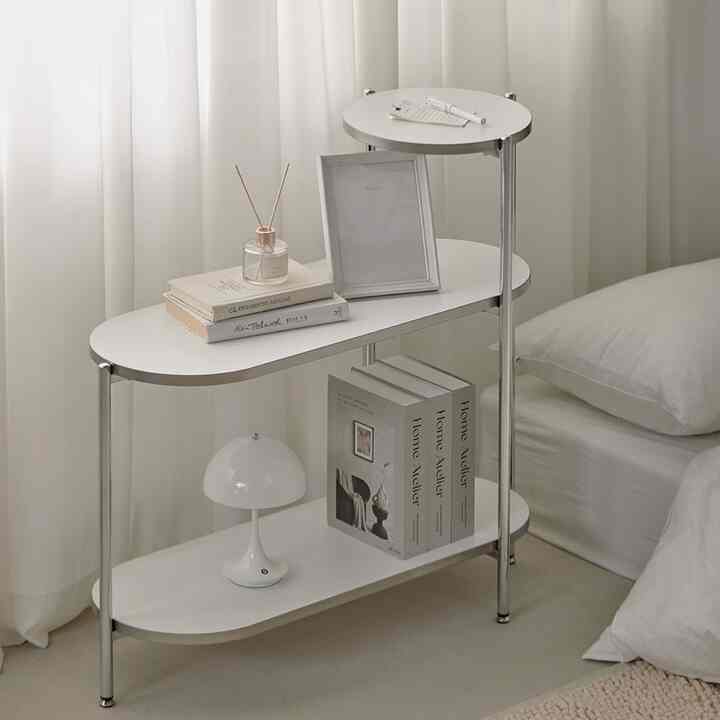 OFF 3段 ラウンド ラック［2色・2サイズ］