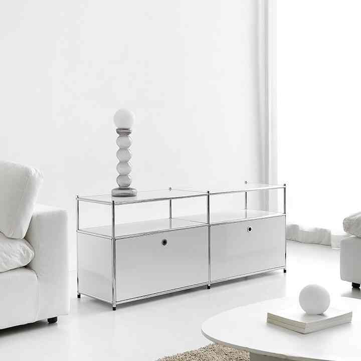 SIMPLIE 2x2 収納棚 2ドア［3色］