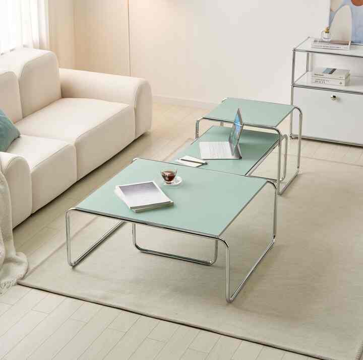 スチール テーブル［4色・3サイズ］