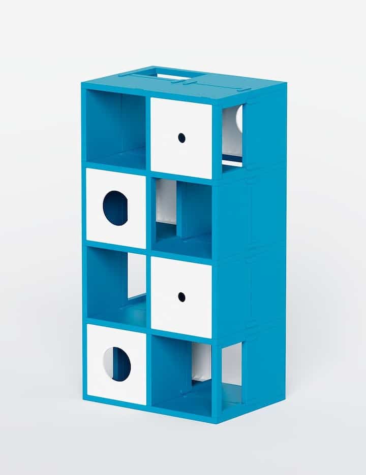 アパート キャットタワー 2x4［7色］