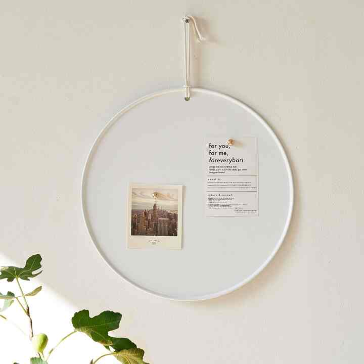 円形 壁掛け ボード［4色］