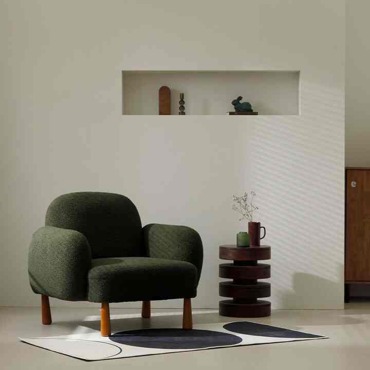 Pave ブークレ 1人掛け ソファ［2色］