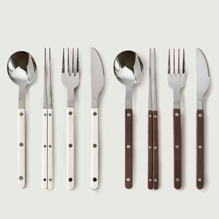 PLAIRE カトラリー 2人 8点セット［2色］