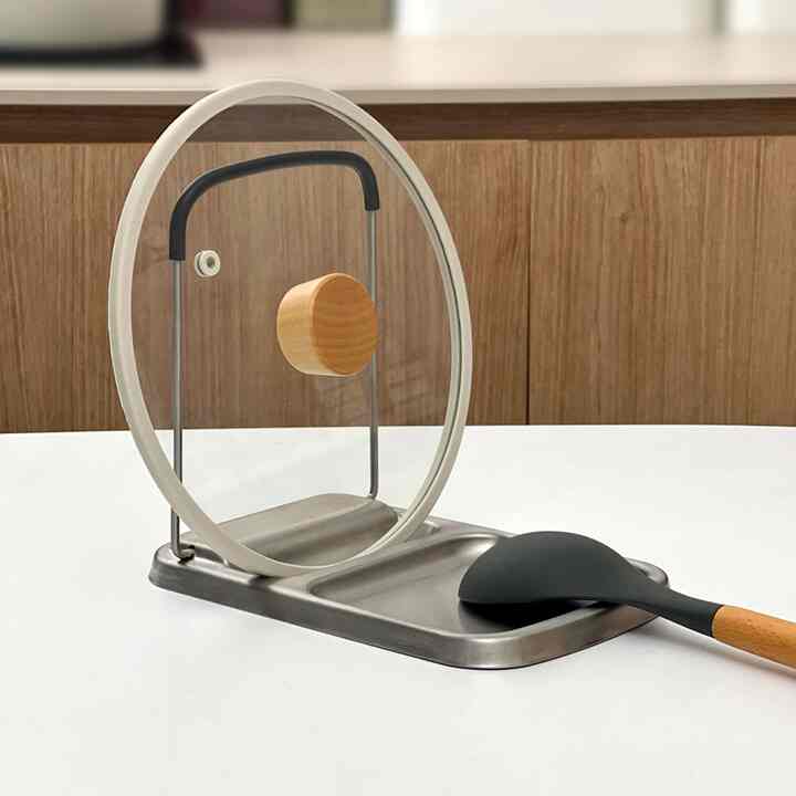 ステンレス 鍋ふたスタンド