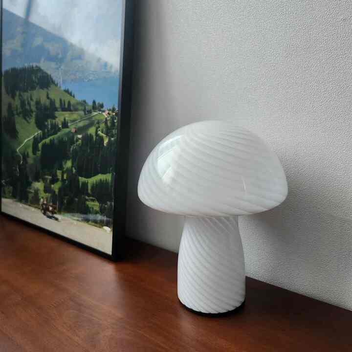 Mushroom ガラス ムードランプ