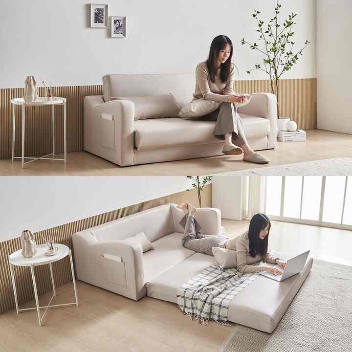 ROSEMANG 防水 3人掛け ソファベッド［2色］