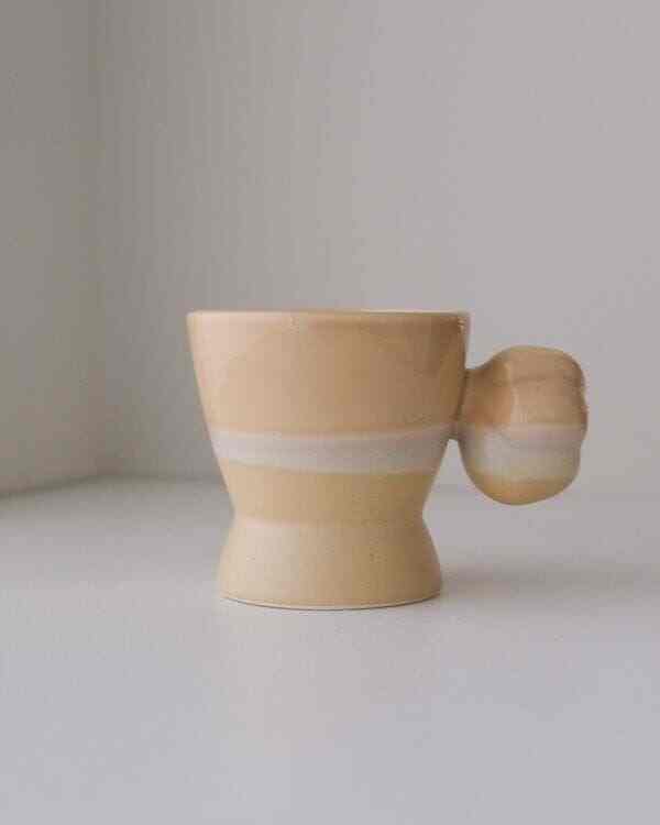 Cotton Wool Cup 01 Texture / Beige Sand
