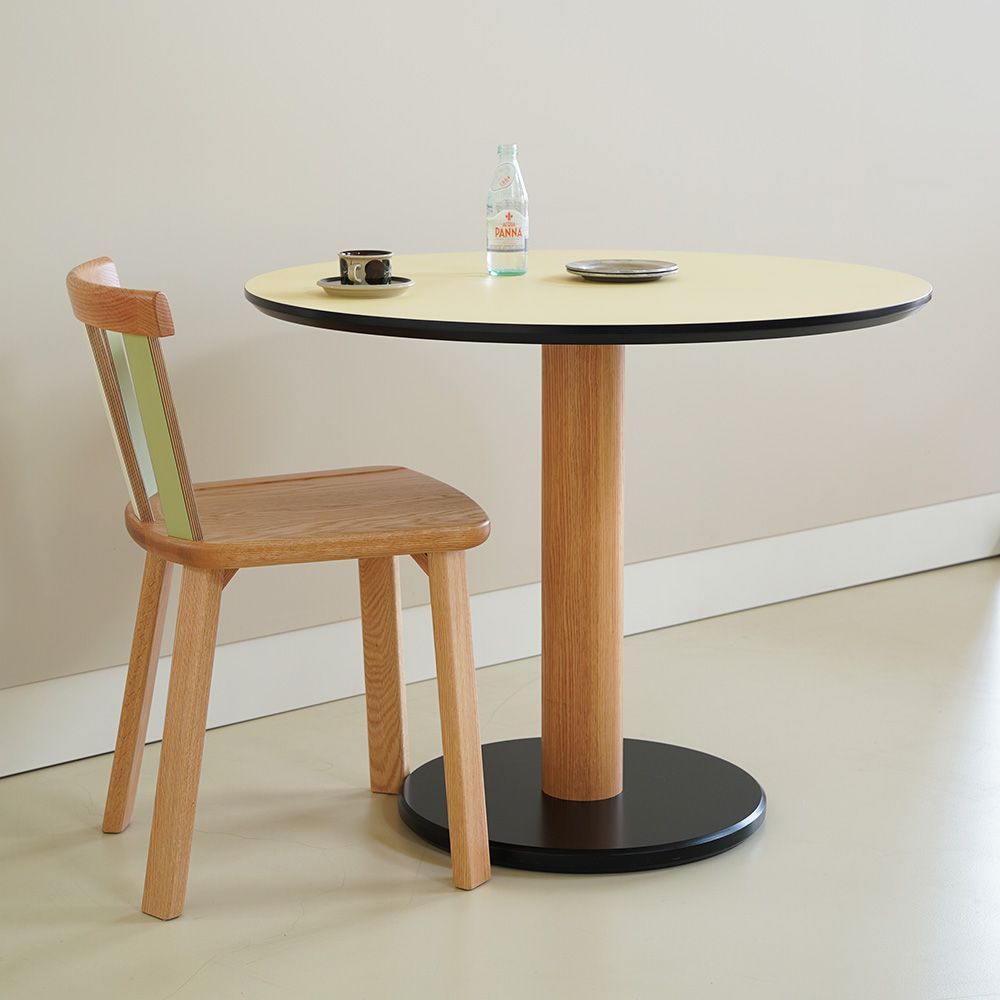 house recipe Aiden Teak 半楕円形 テーブル 80cm | ダイニング