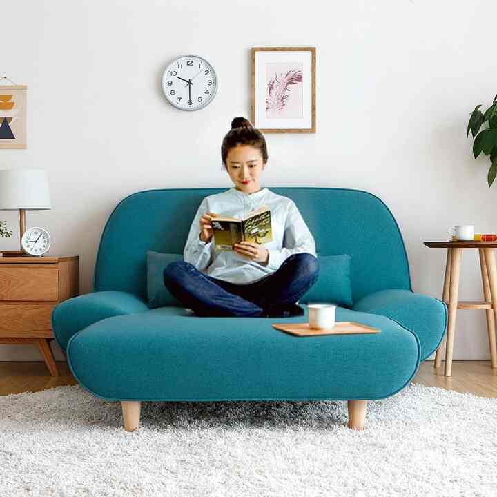 TAMTAM 1人掛け ファブリックソファ［2色］