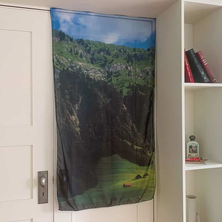 シフォン ファブリックポスター 46 Alps light #2