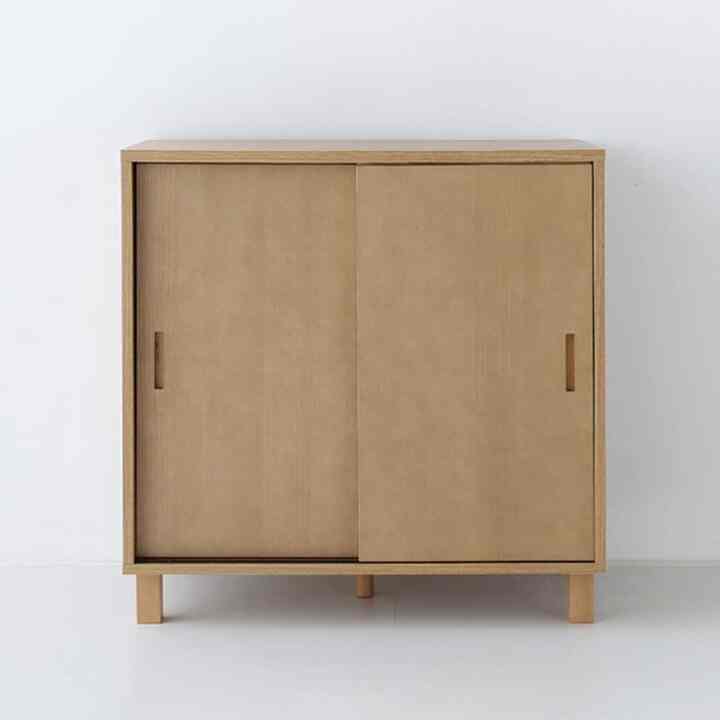 SHOLID 2引き戸 収納棚［2色］