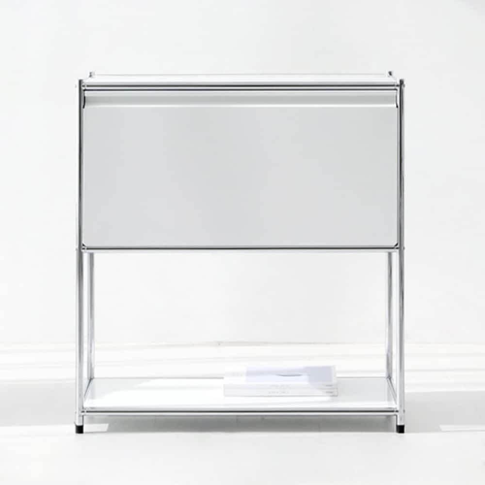 MARKET B SIMPLIE 1x2 収納棚 1ドア［4色］ ホワイト ブラック