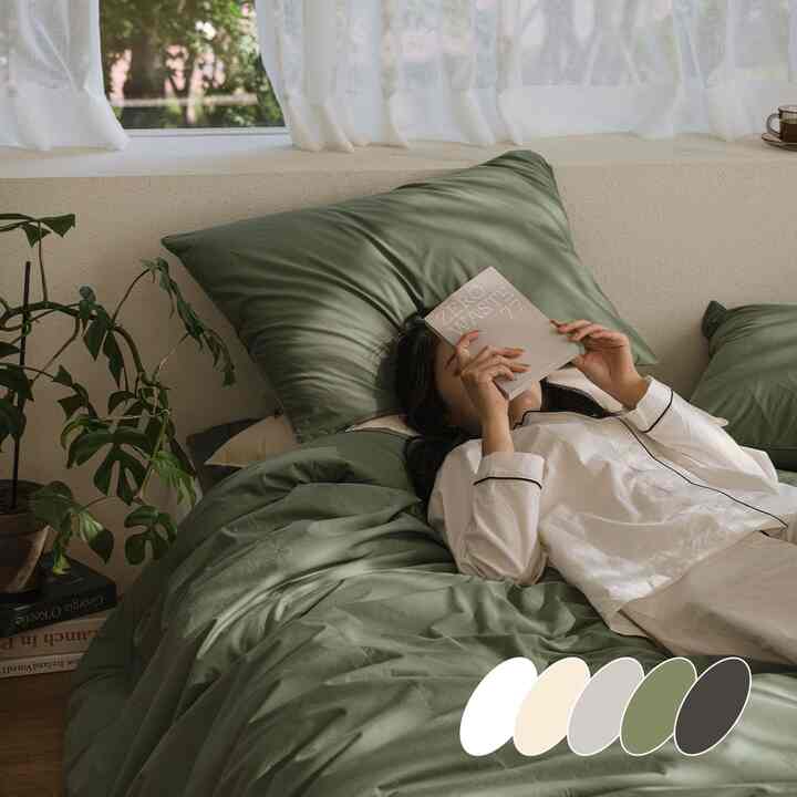 Daily Mood コットン 掛け布団セット［5色・2サイズ］