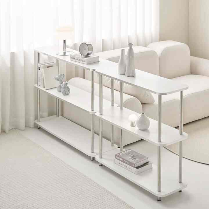 クレール ミッドセンチュリー スクエア 収納ラック 3段［3サイズ］