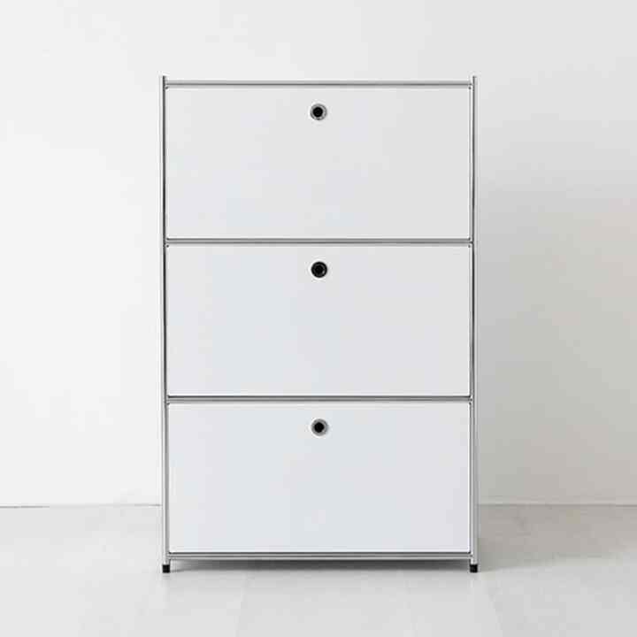 SIMPLIE 3段 収納棚［4色］