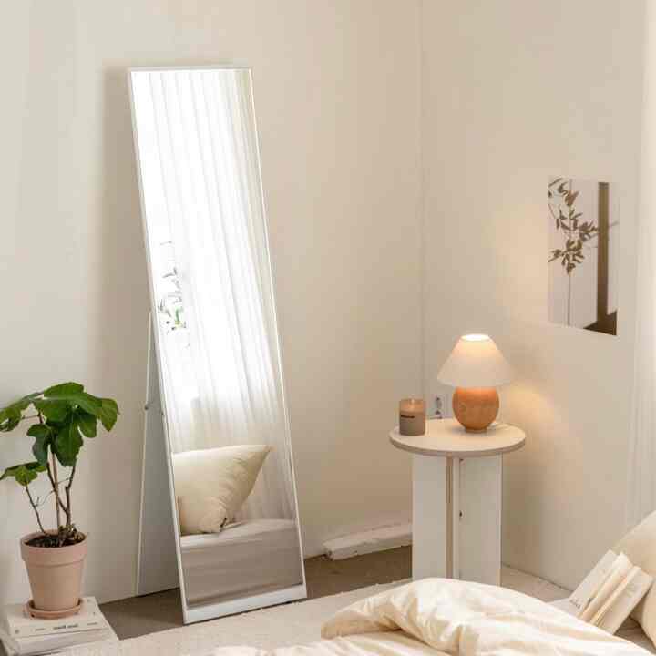 エッジ スタンド 全身ミラー［2色・2サイズ］