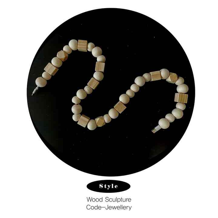 Wood Sculpture CODEJEWELLERY ケーブルアクセサリー［2種］