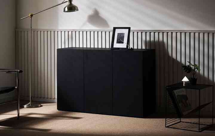 GROW 1200 ブラック 収納棚