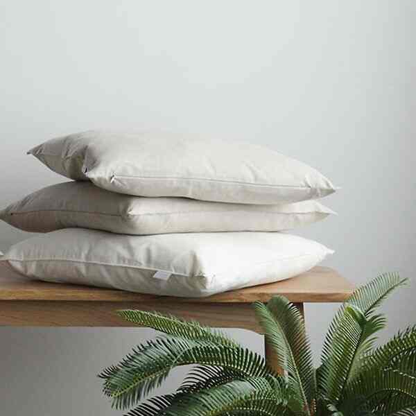 【中身付き】リネン スクエア クッション［2色］