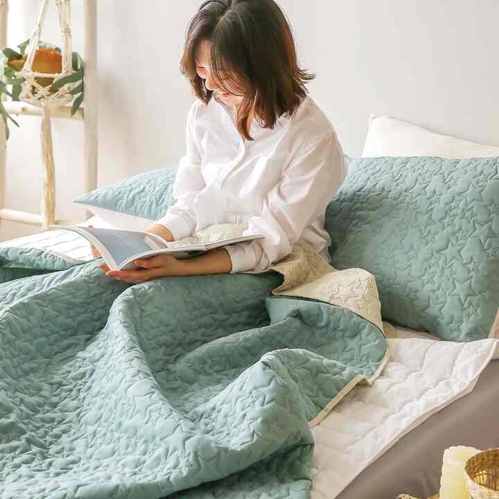 スプレッド 夏用 掛け布団兼ベッドパッド［15色・4サイズ］