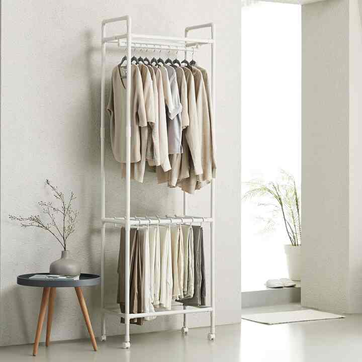 カート型 移動式 ズボンハンガーラック マルチ