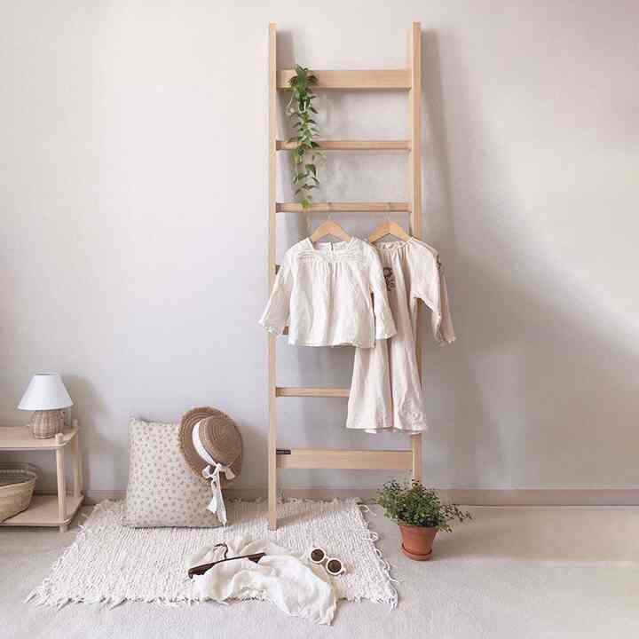 ウッド ラダーハンガー Aタイプ［3色］