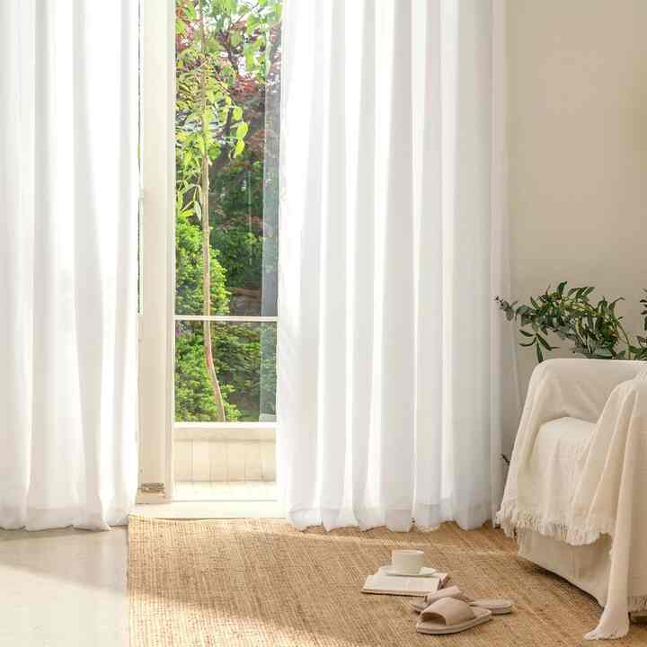 高密度 シフォンカーテン［2種・4サイズ］