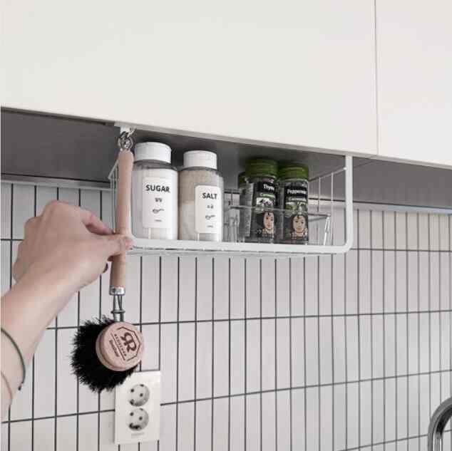 吊り下げ式 キッチン 収納ラック［2色］