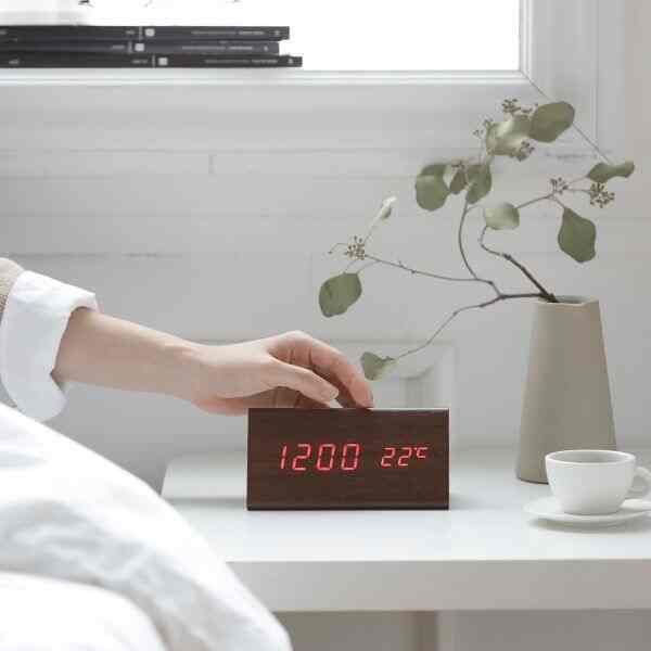 I-WOOD LED 時計［2色・2種］