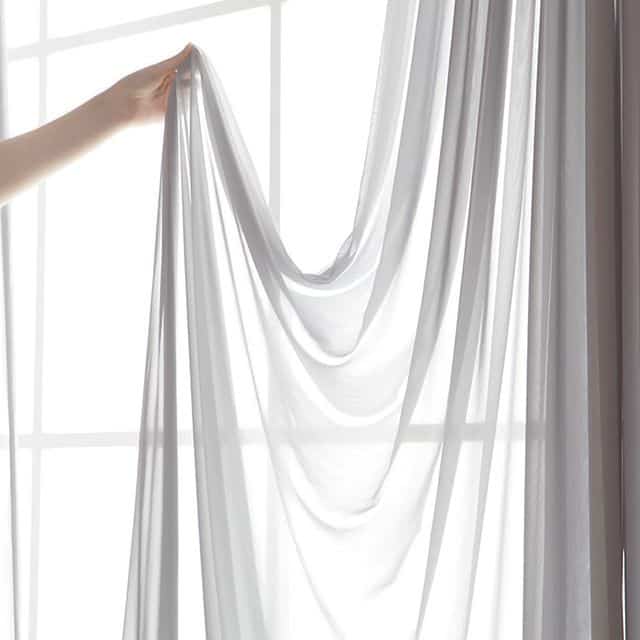 Charr Hotel シフォンカーテン［4色・2サイズ］