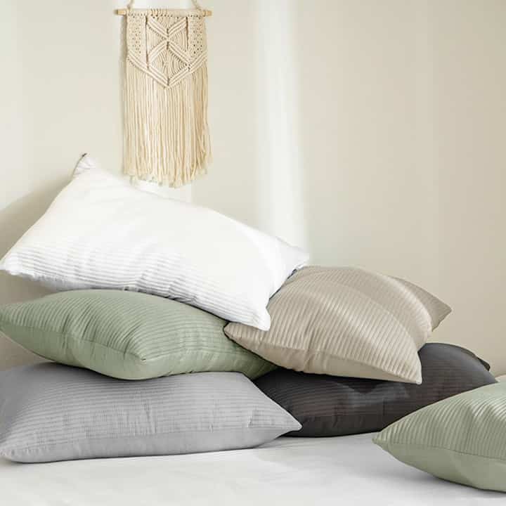 デイリー フレッシュ ソリッド 枕カバー 2枚セット［5色・2サイズ］