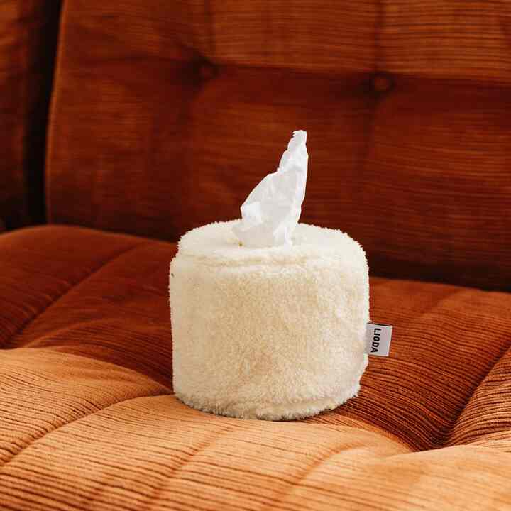 オナルド円形 トイレットペーパーカバー［3色・2種］