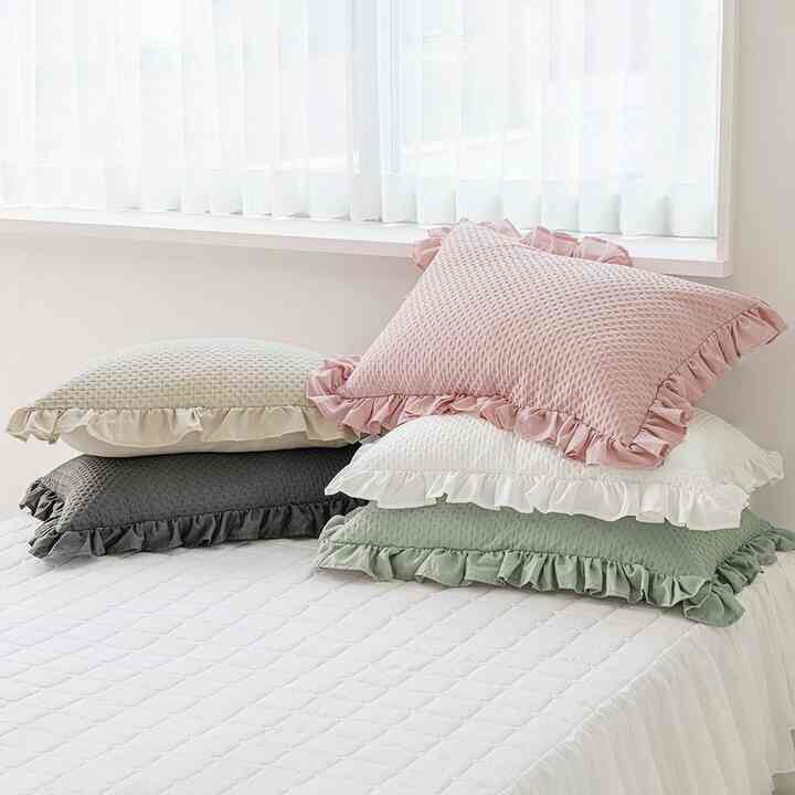 スウィート クロスキルティング 枕カバー 2枚セット［9色・2サイズ］