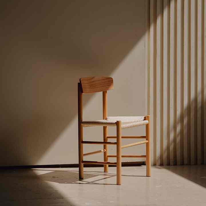 DAN ウッド 麻ひもチェア
