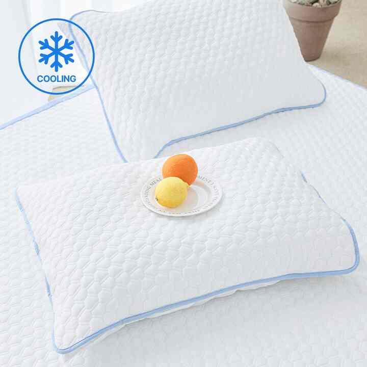 QRALON 冷感 枕カバー バンドタイプ［2色・2サイズ］