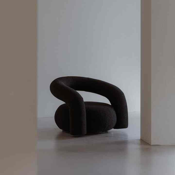 SWAN ソフト ブークレチェア ブラック