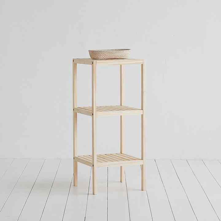 WOODEN 収納ラック 縦3段［3色］